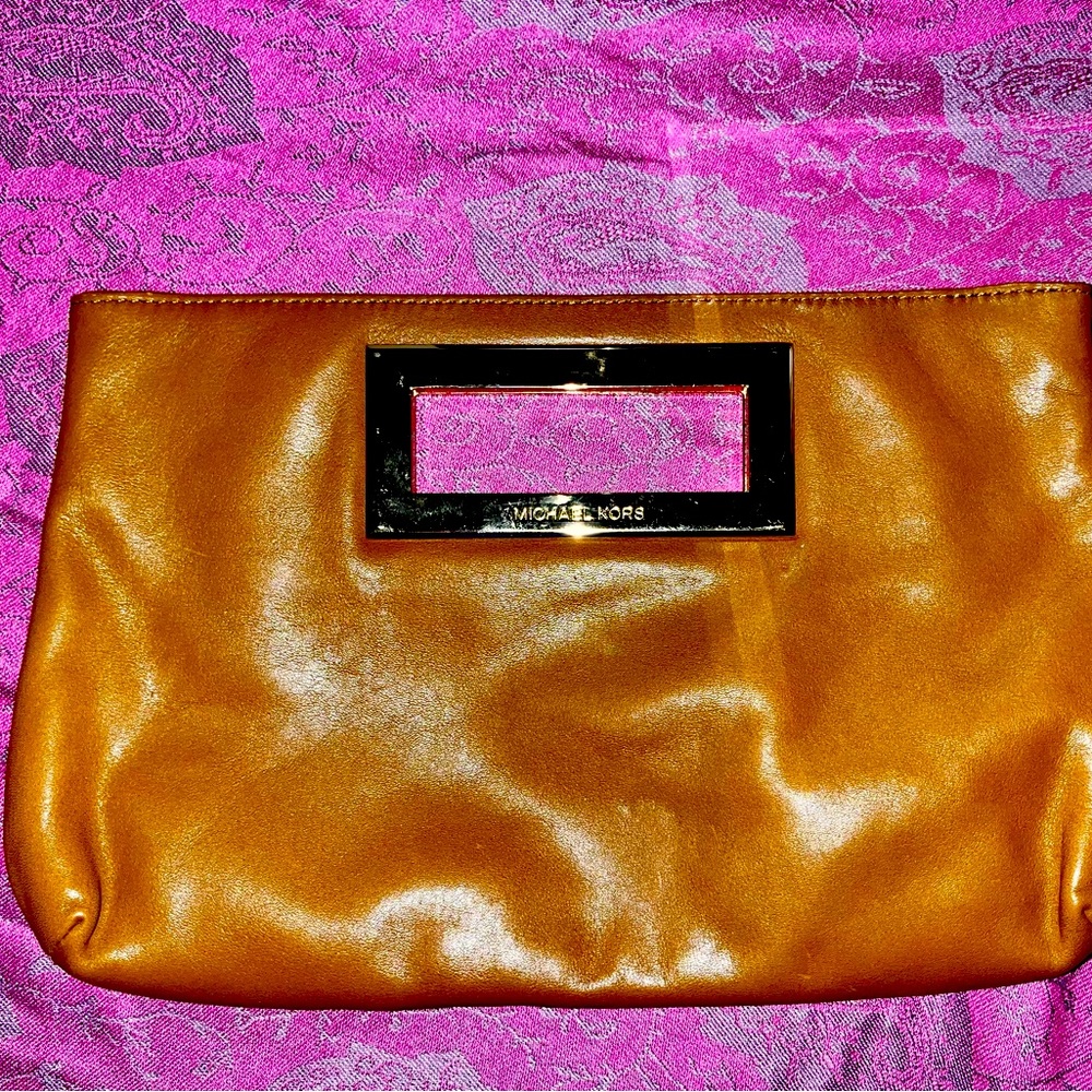 Michael Kors leather Clutch